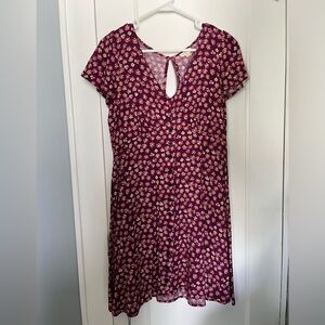 Mason and Belle Maroon Dress